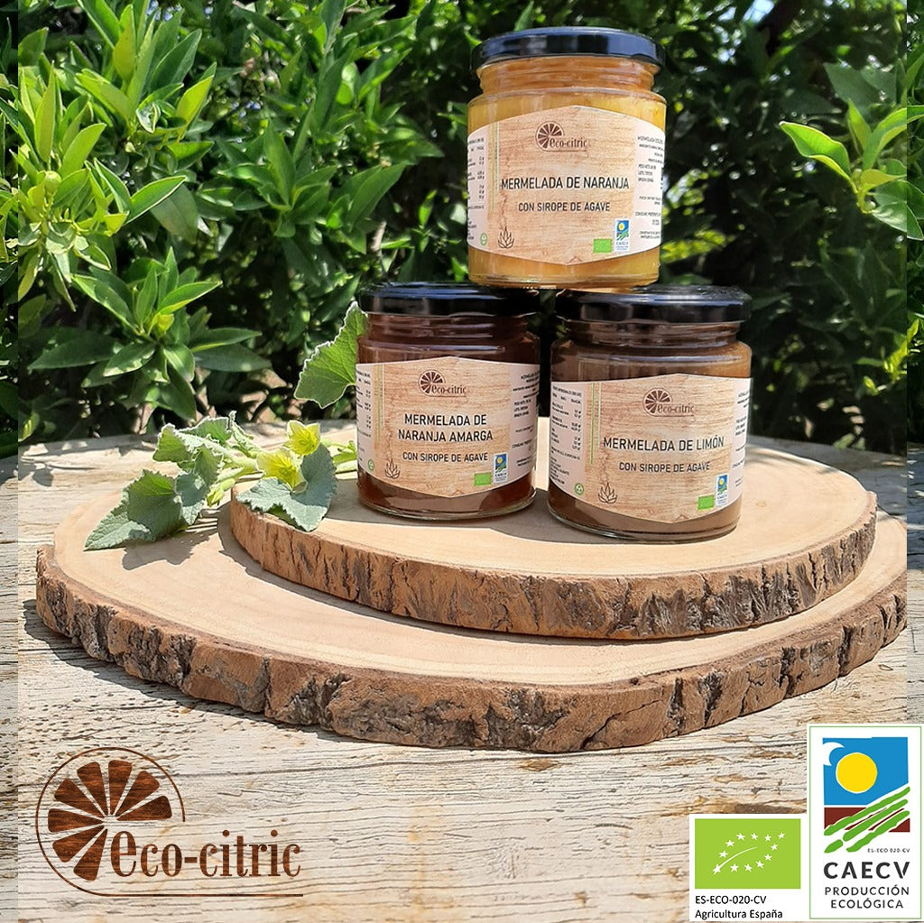 Pack Mermeladas Ecológicas con Sirope de Ágave