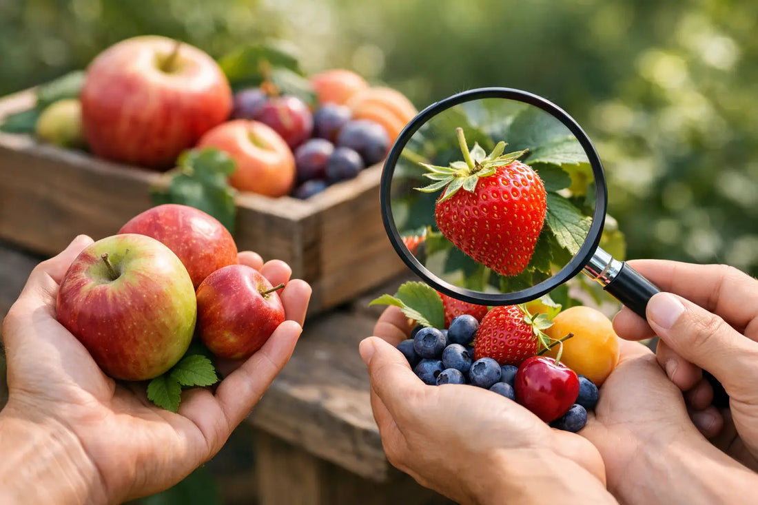 Cómo identificar fruta sin químicos de verdad