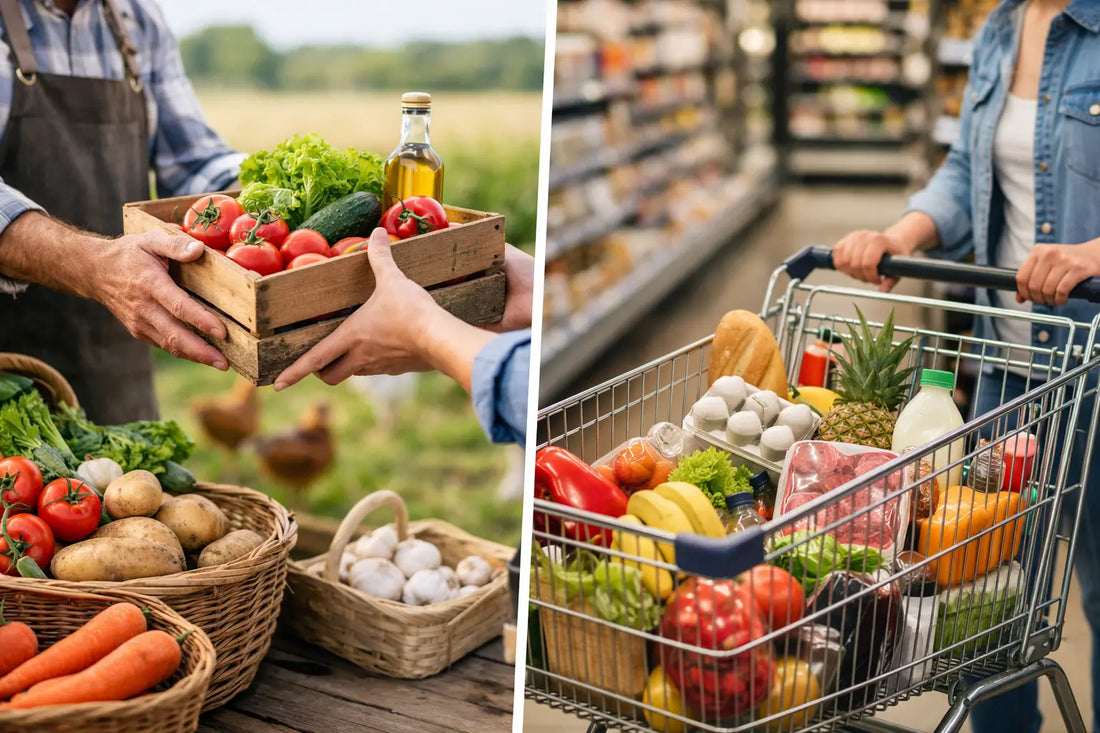 Compra directa vs supermercado: qué compensa