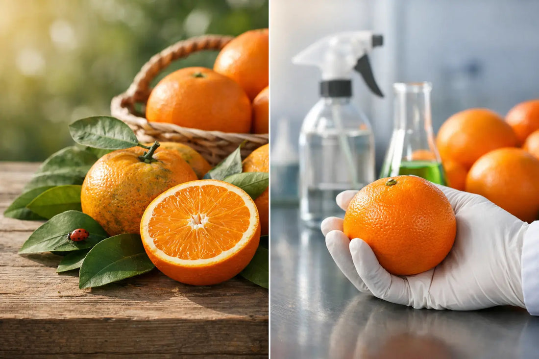 Naranja ecológica vs convencional: qué cambia