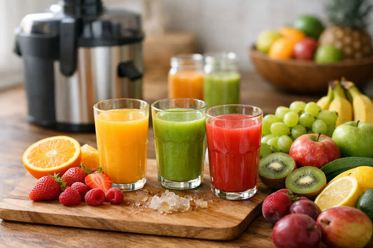 Mejores frutas ecológicas para zumo en casa