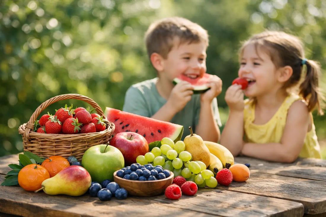 Las mejores frutas ecológicas para niños