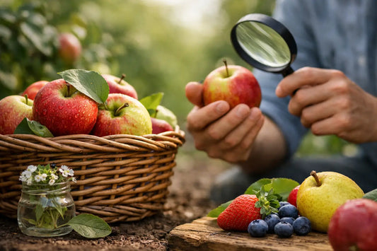 Fruta ecológica sin pesticidas: qué mirar