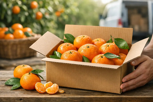 Mandarinas ecológicas a domicilio: frescura real