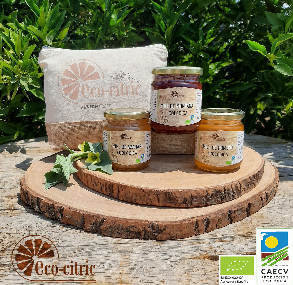 🐝 Pack de 3 Mieles Ecológicas – 3x250 g + Neceser Regalo