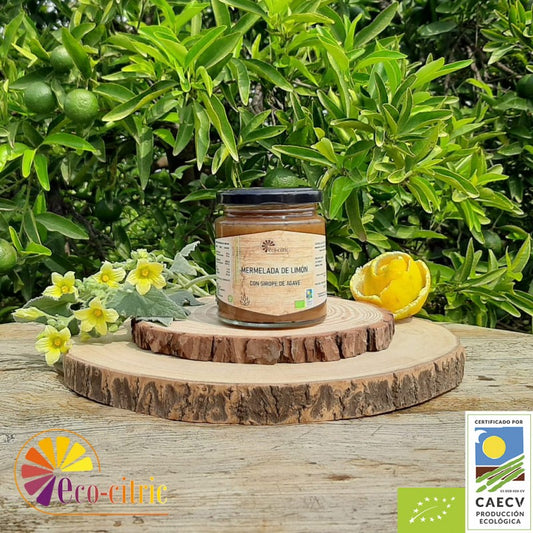 🍋 Mermelada Ecológica de Limón con Sirope de Ágave - 260gr