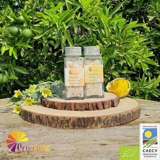 🧂🍊🍋  Pack Escamas de Sal con Naranja y Limón Ecológicos